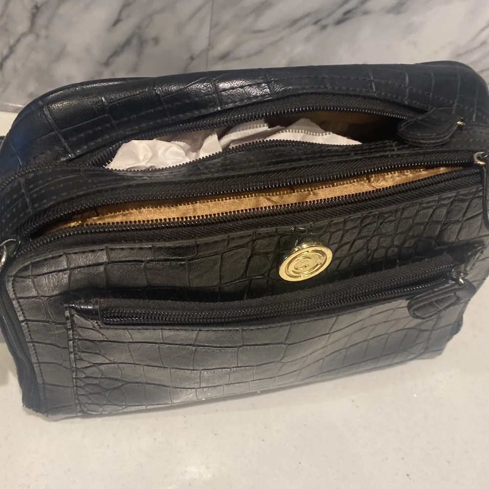 Elegant 2 Black Shoulder Bag - Picture 11 of 12